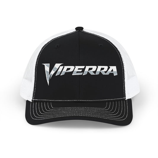 Viperra Trucker Cap - Retro Metallic Logo Snapback